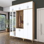 Hanah Home Perchero EA155 - 4499 Nogal y Blanco